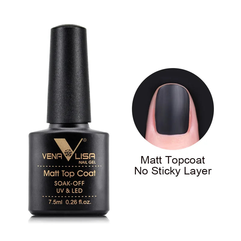 Vernis gel pour ongles Venalisa – Sans HEMA ni TPO - pour manucure estivale – Couvrance totale
