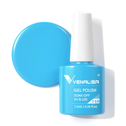 Vernis gel pour ongles Venalisa – Sans HEMA ni TPO - pour manucure estivale – Couvrance totale