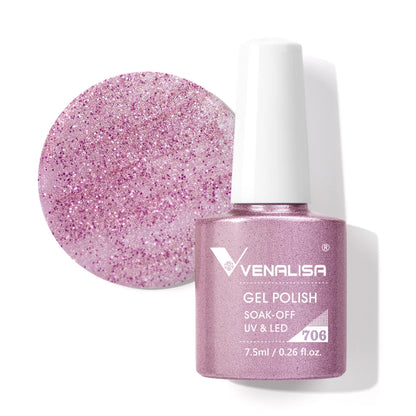 Vernis gel pour ongles Venalisa – Sans HEMA ni TPO - pour manucure estivale – Couvrance totale