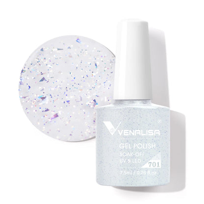 Vernis gel pour ongles Venalisa – Sans HEMA ni TPO - pour manucure estivale – Couvrance totale