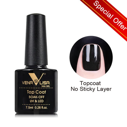 Vernis gel pour ongles Venalisa – Sans HEMA ni TPO - pour manucure estivale – Couvrance totale