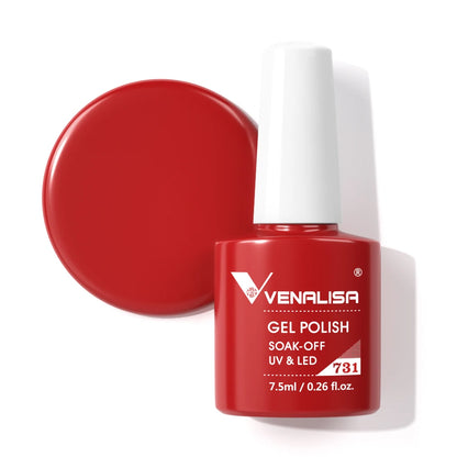 Vernis gel pour ongles Venalisa – Sans HEMA ni TPO - pour manucure estivale – Couvrance totale