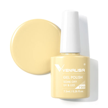 Vernis gel pour ongles Venalisa – Sans HEMA ni TPO - pour manucure estivale – Couvrance totale
