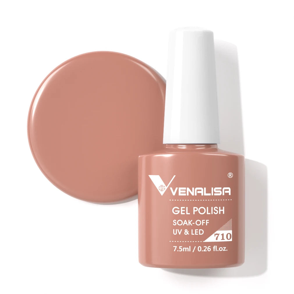 Vernis gel pour ongles Venalisa – Sans HEMA ni TPO - pour manucure estivale – Couvrance totale