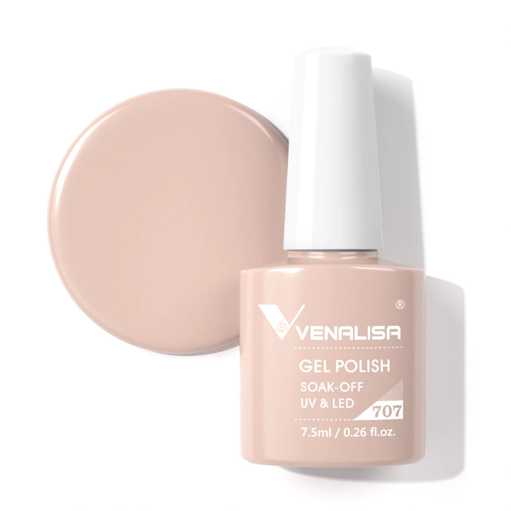 Vernis gel pour ongles Venalisa – Sans HEMA ni TPO - pour manucure estivale – Couvrance totale