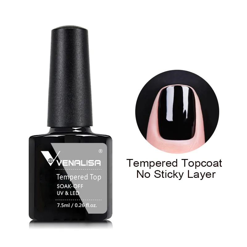 Vernis gel pour ongles Venalisa – Sans HEMA ni TPO - pour manucure estivale – Couvrance totale