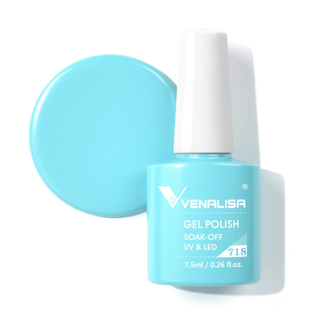 Vernis gel pour ongles Venalisa – Sans HEMA ni TPO - pour manucure estivale – Couvrance totale