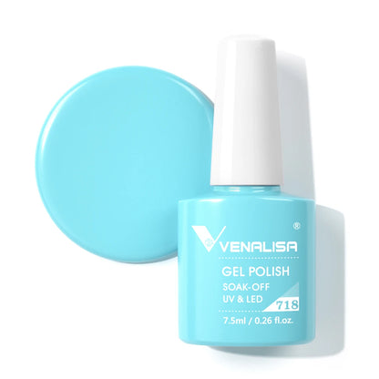 Vernis gel pour ongles Venalisa – Sans HEMA ni TPO - pour manucure estivale – Couvrance totale
