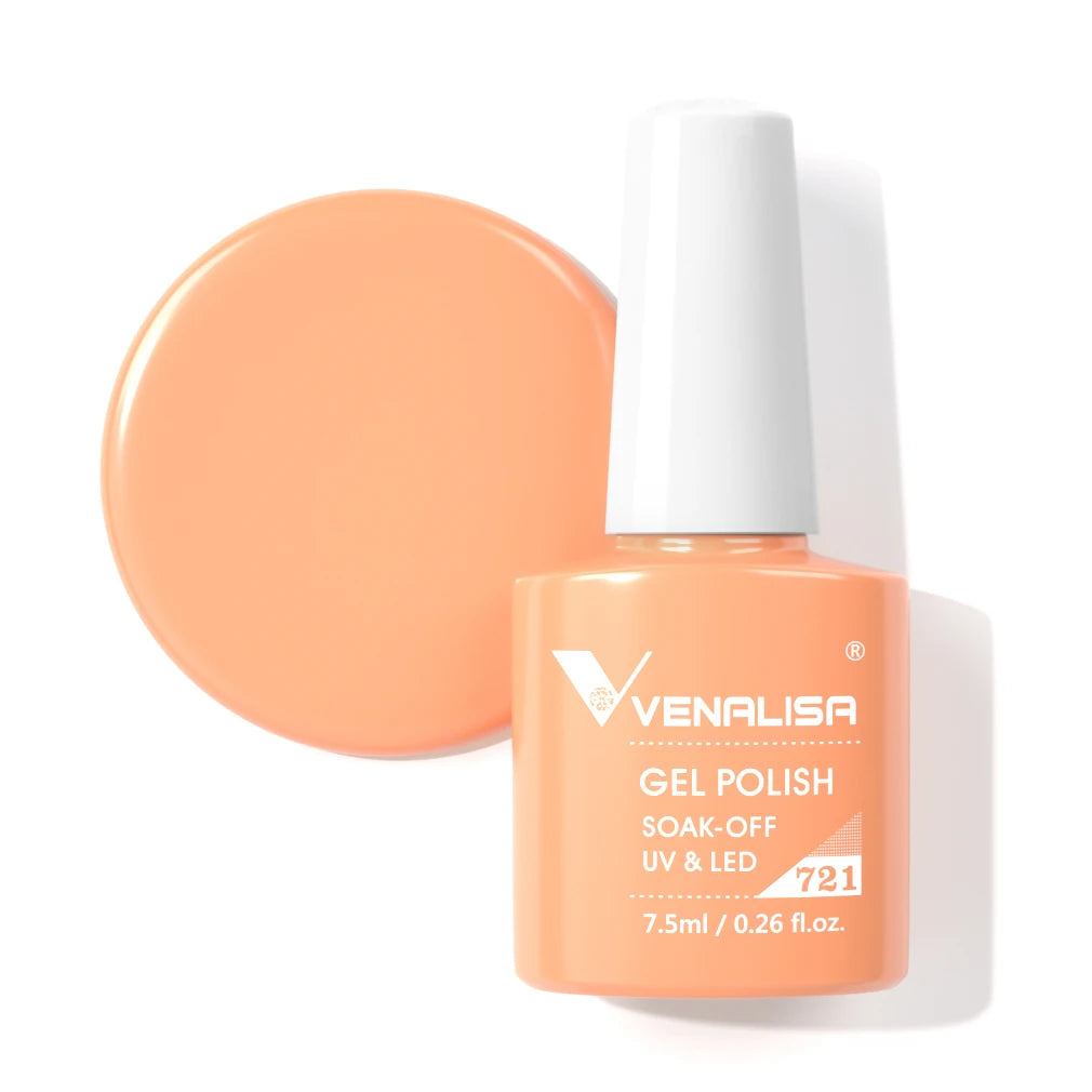 Vernis gel pour ongles Venalisa – Sans HEMA ni TPO - pour manucure estivale – Couvrance totale