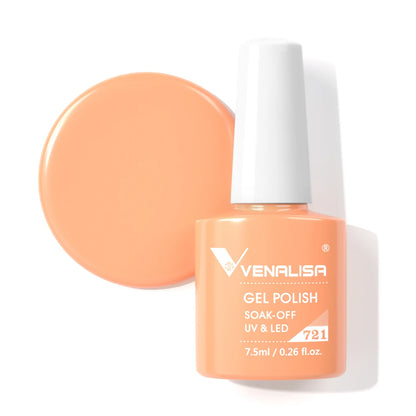Vernis gel pour ongles Venalisa – Sans HEMA ni TPO - pour manucure estivale – Couvrance totale