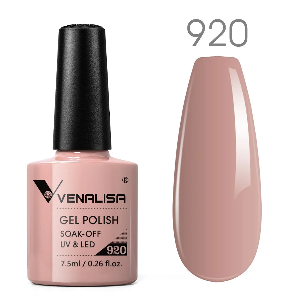 Vernis gel pour ongles Venalisa – Sans HEMA ni TPO - pour manucure estivale – Couvrance totale