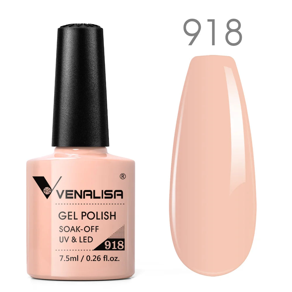 Vernis gel pour ongles Venalisa – Sans HEMA ni TPO - pour manucure estivale – Couvrance totale