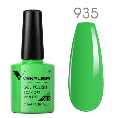 Vernis gel pour ongles Venalisa – Sans HEMA ni TPO - pour manucure estivale – Couvrance totale