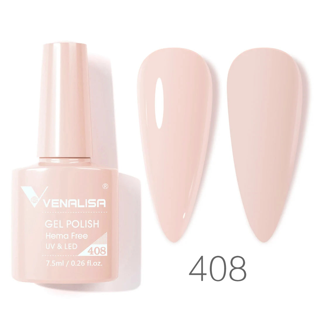 Vernis gel pour ongles Venalisa – Sans HEMA ni TPO - pour manucure estivale – Couvrance totale