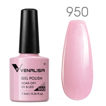 Vernis gel pour ongles Venalisa – Sans HEMA ni TPO - pour manucure estivale – Couvrance totale