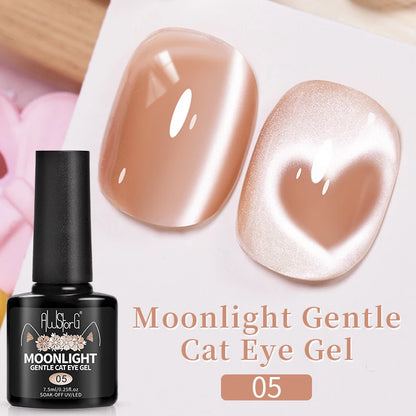 AWStorG Vernis Gel Magnétique Œil de Chat en Verre 7,5ml – Couverture Totale, Semi-Permanent, Manucure Sublime