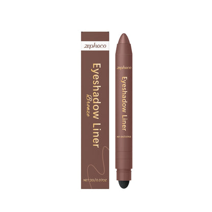 Crayon Eyeliner 2-en-1 Waterproof – Sèche Vite, Longue Tenue & Effet Smoky