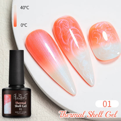 AWStorG Vernis Gel Magnétique Œil de Chat en Verre 7,5ml – Couverture Totale, Semi-Permanent, Manucure Sublime