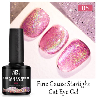 AWStorG Vernis Gel Magnétique Œil de Chat en Verre 7,5ml – Couverture Totale, Semi-Permanent, Manucure Sublime