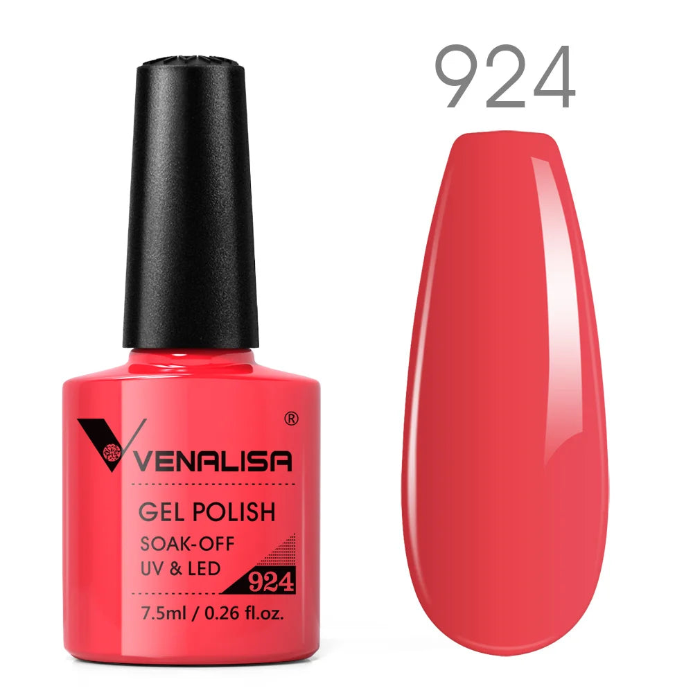 Vernis gel pour ongles Venalisa – Sans HEMA ni TPO - pour manucure estivale – Couvrance totale