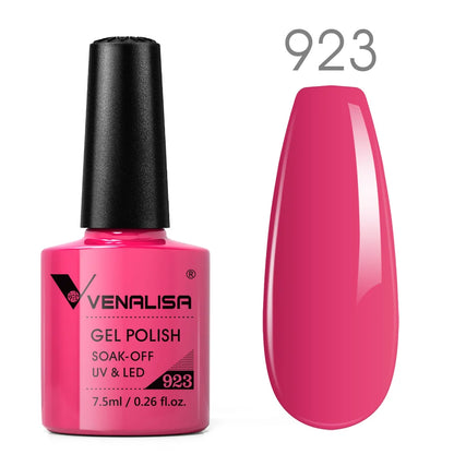 Vernis gel pour ongles Venalisa – Sans HEMA ni TPO - pour manucure estivale – Couvrance totale