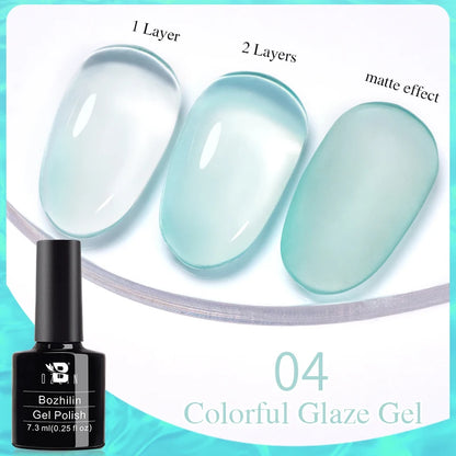 AWStorG Vernis Gel Magnétique Œil de Chat en Verre 7,5ml – Couverture Totale, Semi-Permanent, Manucure Sublime
