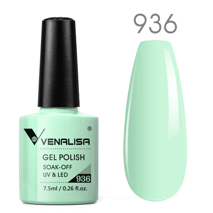 Vernis gel pour ongles Venalisa – Sans HEMA ni TPO - pour manucure estivale – Couvrance totale