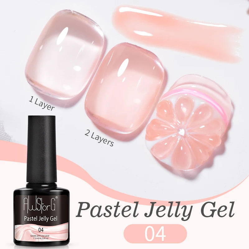 AWStorG Vernis Gel Magnétique Œil de Chat en Verre 7,5ml – Couverture Totale, Semi-Permanent, Manucure Sublime