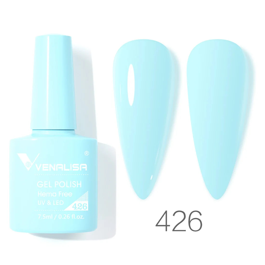 Vernis gel pour ongles Venalisa – Sans HEMA ni TPO - pour manucure estivale – Couvrance totale