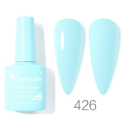 Vernis gel pour ongles Venalisa – Sans HEMA ni TPO - pour manucure estivale – Couvrance totale