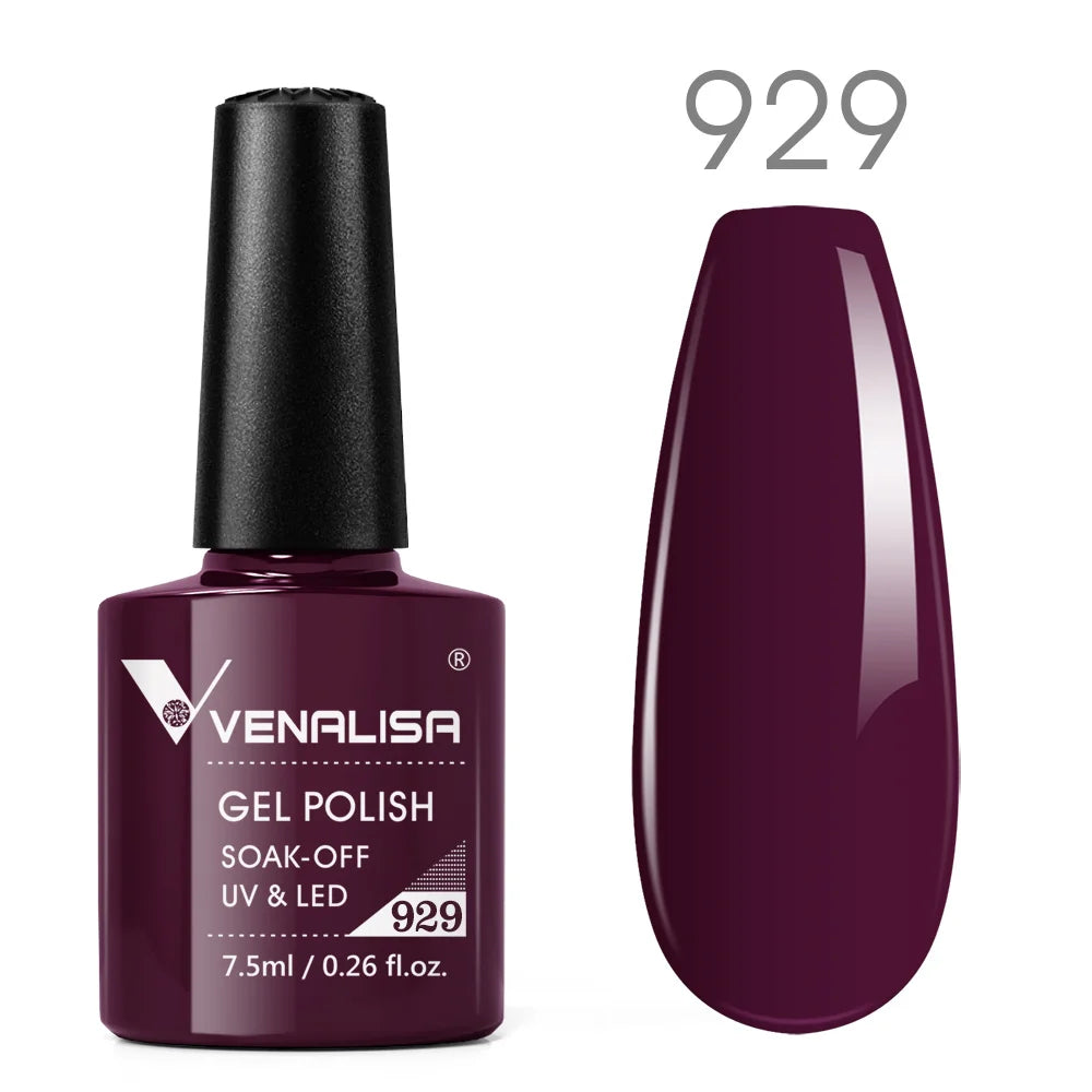 Vernis gel pour ongles Venalisa – Sans HEMA ni TPO - pour manucure estivale – Couvrance totale