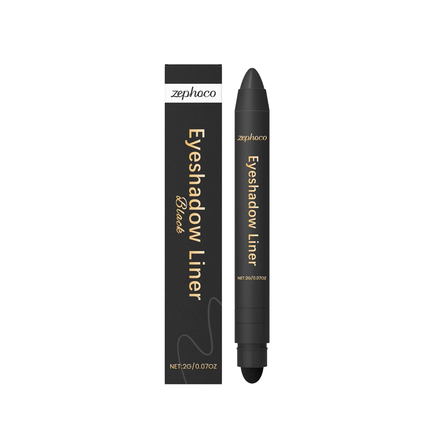 Crayon Eyeliner 2-en-1 Waterproof – Sèche Vite, Longue Tenue & Effet Smoky