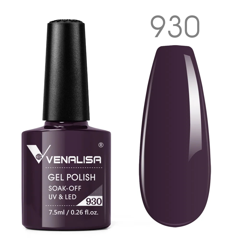 Vernis gel pour ongles Venalisa – Sans HEMA ni TPO - pour manucure estivale – Couvrance totale
