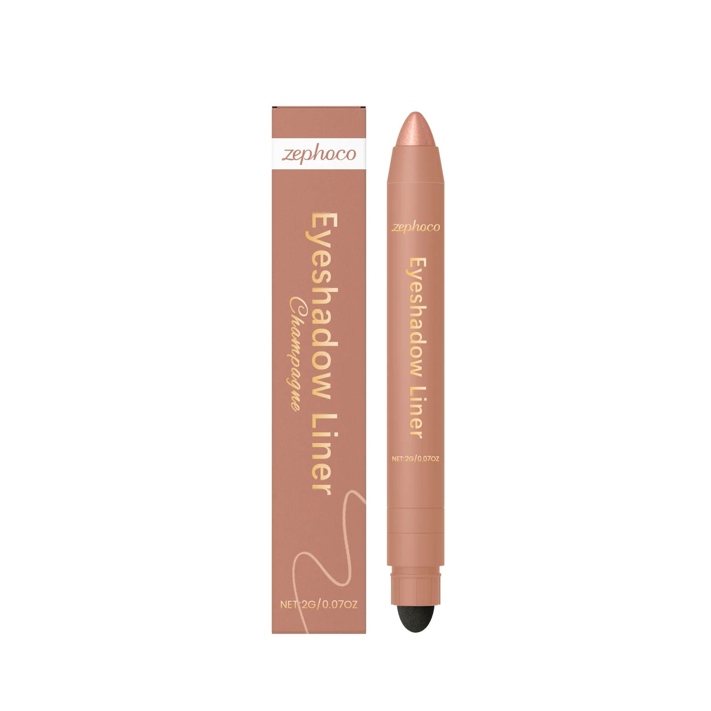 Crayon Eyeliner 2-en-1 Waterproof – Sèche Vite, Longue Tenue & Effet Smoky