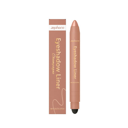 Crayon Eyeliner 2-en-1 Waterproof – Sèche Vite, Longue Tenue & Effet Smoky