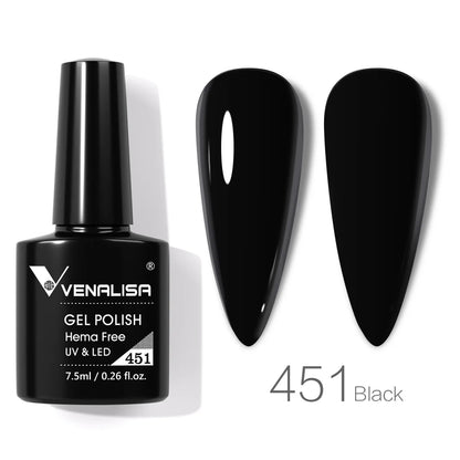 Vernis gel pour ongles Venalisa – Sans HEMA ni TPO - pour manucure estivale – Couvrance totale