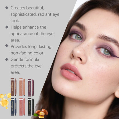 Crayon Eyeliner 2-en-1 Waterproof – Sèche Vite, Longue Tenue & Effet Smoky