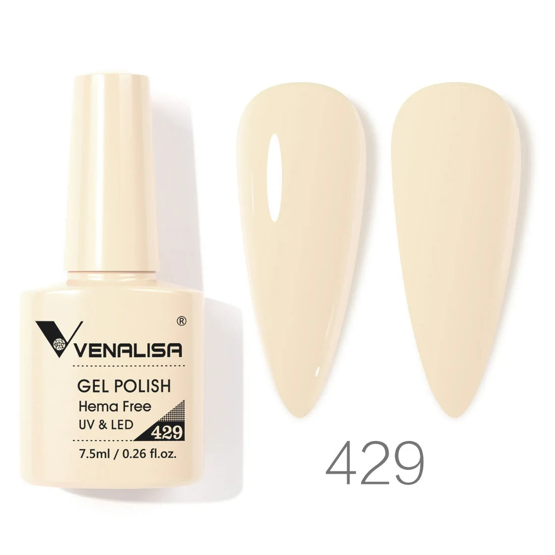Vernis gel pour ongles Venalisa – Sans HEMA ni TPO - pour manucure estivale – Couvrance totale