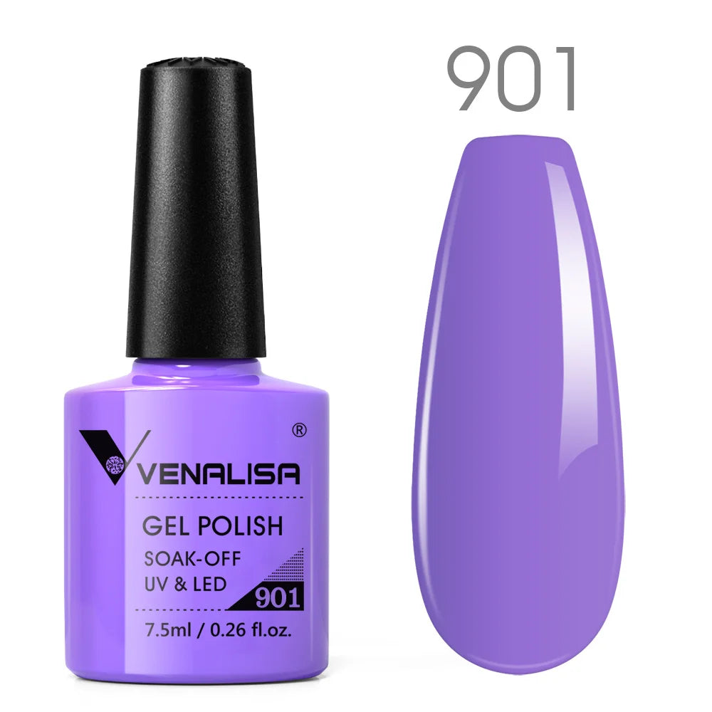 Vernis gel pour ongles Venalisa – Sans HEMA ni TPO - pour manucure estivale – Couvrance totale