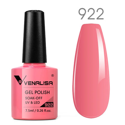 Vernis gel pour ongles Venalisa – Sans HEMA ni TPO - pour manucure estivale – Couvrance totale