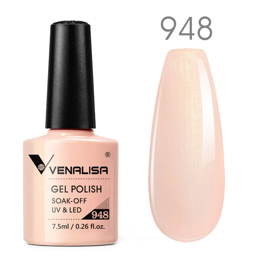 Vernis gel pour ongles Venalisa – Sans HEMA ni TPO - pour manucure estivale – Couvrance totale