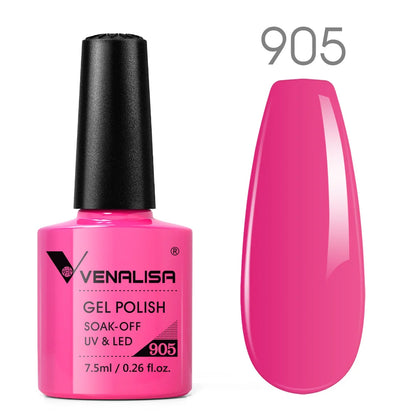 Vernis gel pour ongles Venalisa – Sans HEMA ni TPO - pour manucure estivale – Couvrance totale
