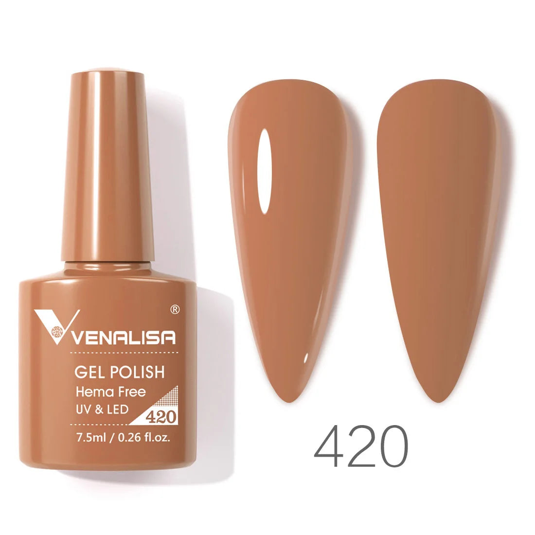Vernis gel pour ongles Venalisa – Sans HEMA ni TPO - pour manucure estivale – Couvrance totale