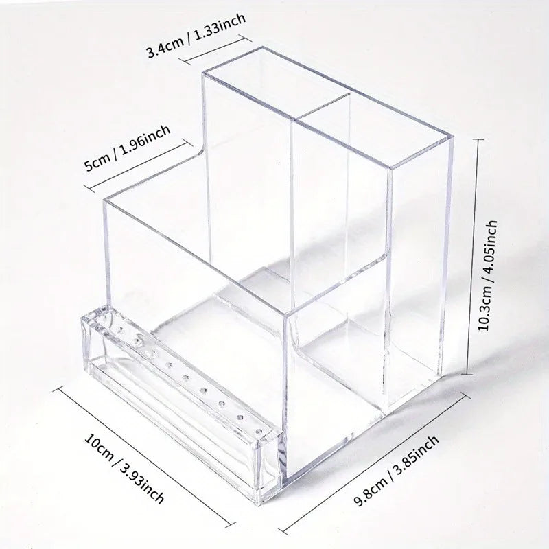 Support Présentoir pour Fraises à Ongles – Boîte Transparente Organisateur Manucure