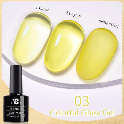 AWStorG Vernis Gel Magnétique Œil de Chat en Verre 7,5ml – Couverture Totale, Semi-Permanent, Manucure Sublime