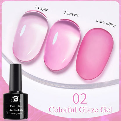 AWStorG Vernis Gel Magnétique Œil de Chat en Verre 7,5ml – Couverture Totale, Semi-Permanent, Manucure Sublime