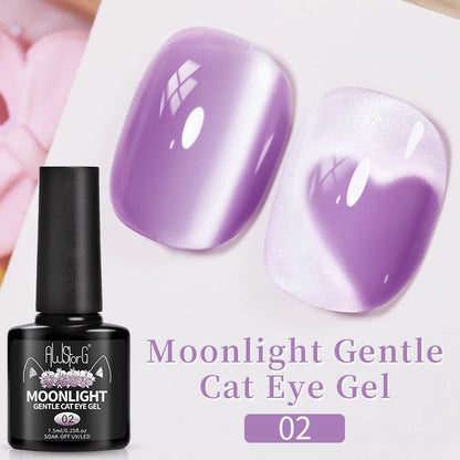 AWStorG Vernis Gel Magnétique Œil de Chat en Verre 7,5ml – Couverture Totale, Semi-Permanent, Manucure Sublime