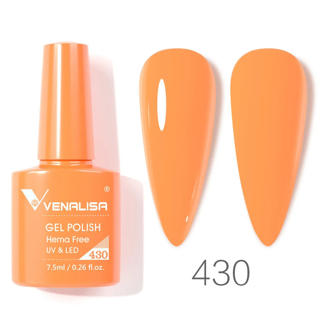 Vernis gel pour ongles Venalisa – Sans HEMA ni TPO - pour manucure estivale – Couvrance totale