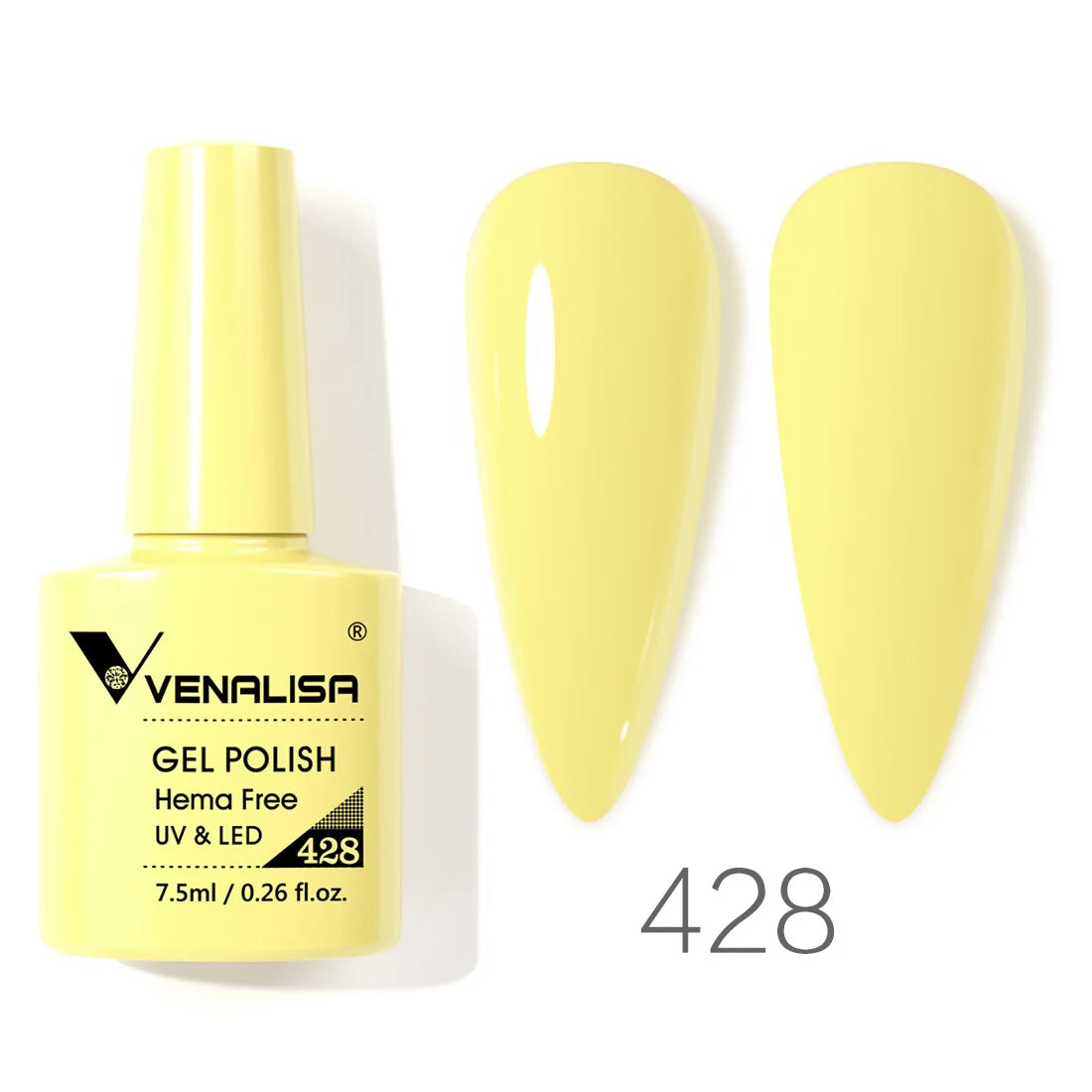 Vernis gel pour ongles Venalisa – Sans HEMA ni TPO - pour manucure estivale – Couvrance totale