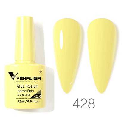 Vernis gel pour ongles Venalisa – Sans HEMA ni TPO - pour manucure estivale – Couvrance totale